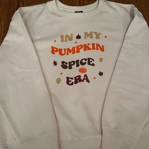 Pumpkin spice sweatshirt